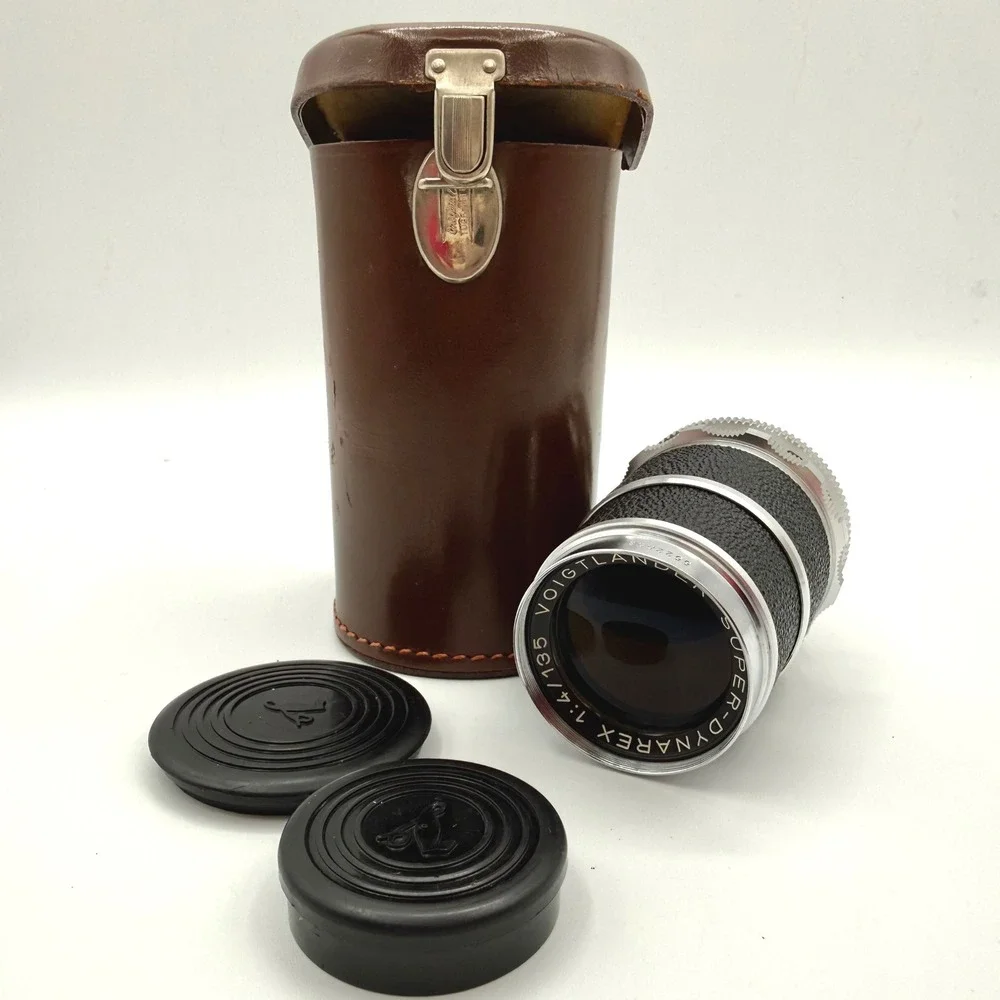 Voigtlander Super-Dynarex 135mm f4 DKL Mount Lens with Case West Germany Vintage